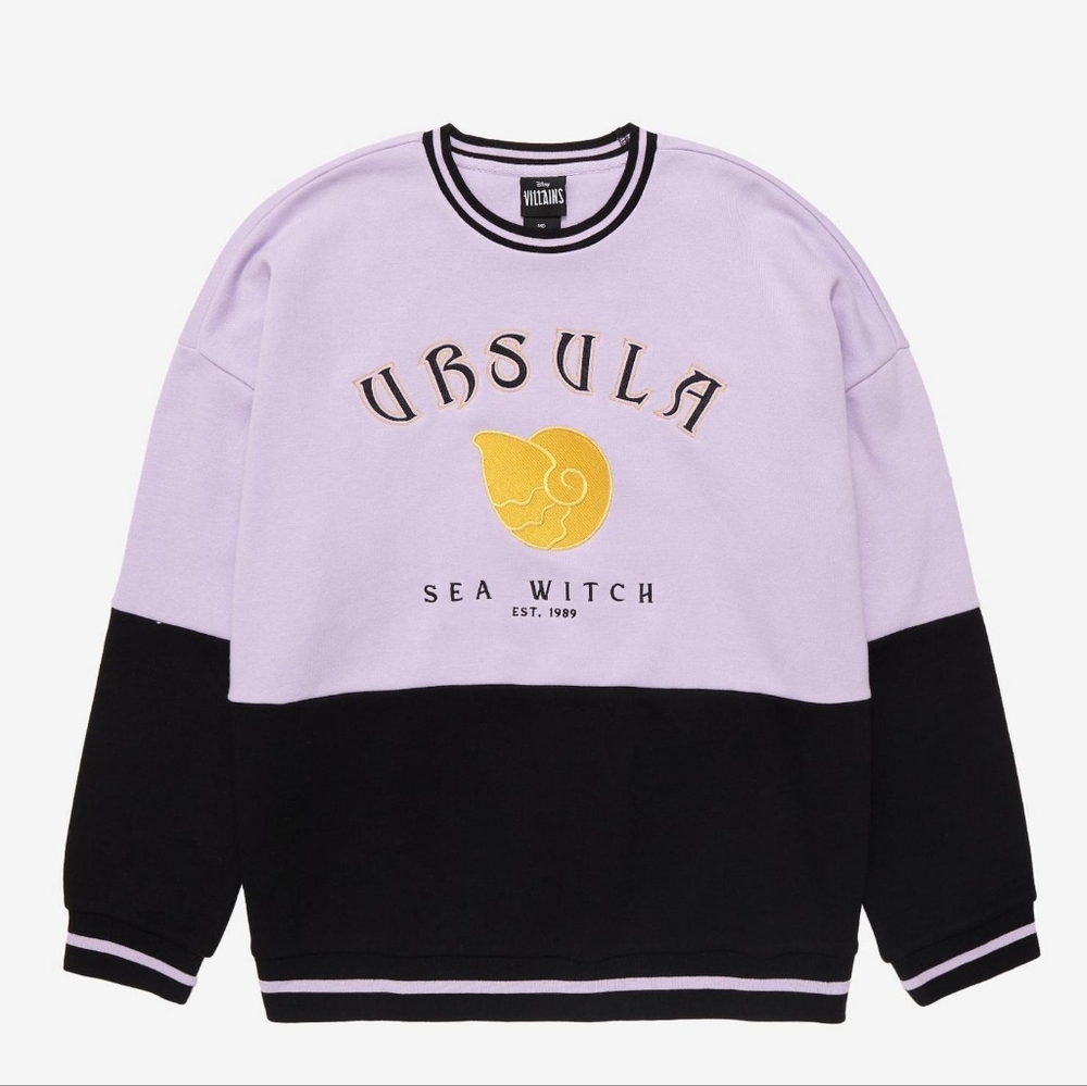 Disney The Little Mermaid Ursula Panel Crewneck - BoxLunch Exclusive